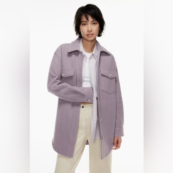 Wilfred Jackets & Blazers - Wilfred Free THE GANNA SHIRT JACKET XS Kalamata (Purple)